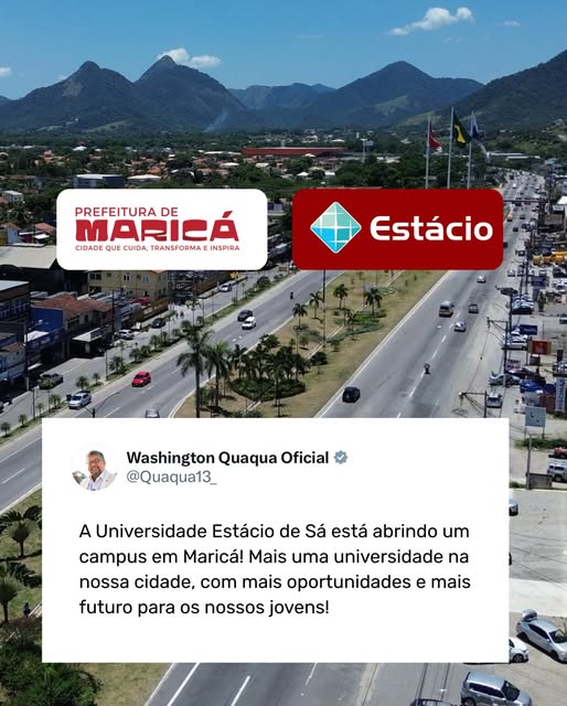 A Universidade Estácio de Sá agora é realidade em Maricá
