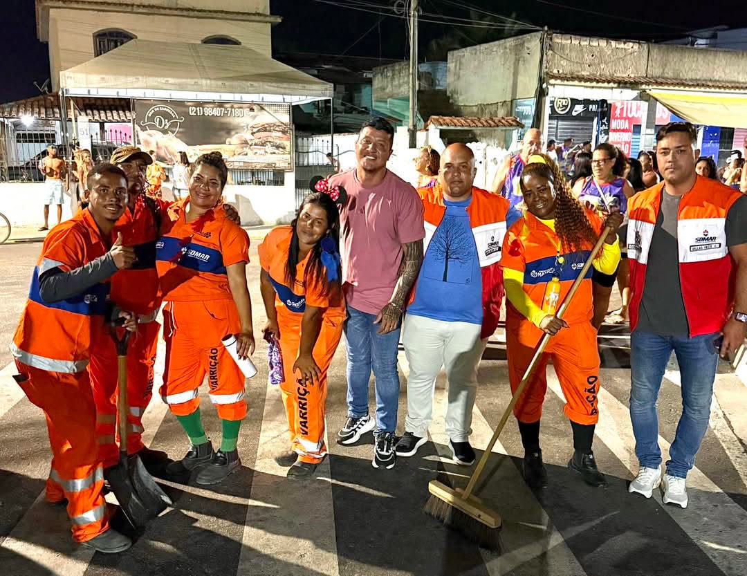 Equipe da conservação é destaque no carnaval de Maricá