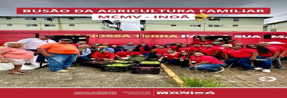 A Secretaria de agricultura e pecuária de Maricá inaugurou o projeto Busão da Agricultura Familiar